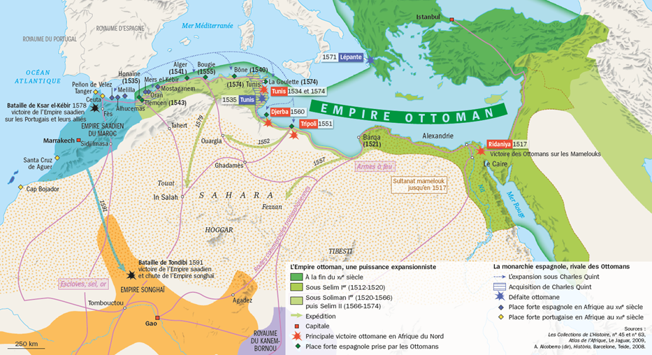 Carte : L'Empire Ottoman XVIe-XVIIIe siècle | lhistoire.fr