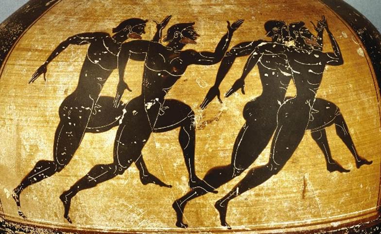 <stamp theme='his-green2'>Doc. 1</stamp> Les épreuves des jeux : la course