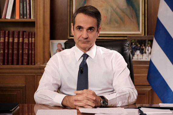 Greek Prime Minister Kyriakos Mitsotakis Announces Greece's Reopening ...