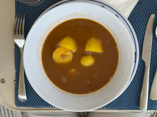 Une image contenant nourriture, plat, soupe, vaisselle
Description générée automatiquement