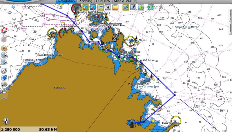 Carte Iles Maddalena